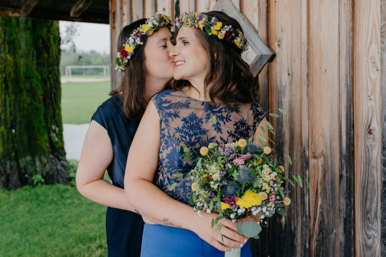 Regenhochzeit in Bernau am Chiemsee